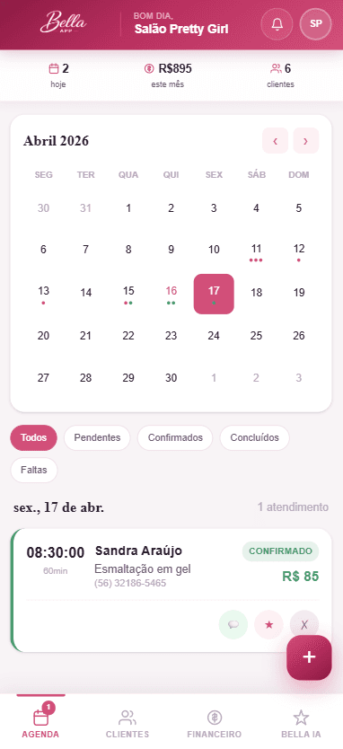 Bella App UI